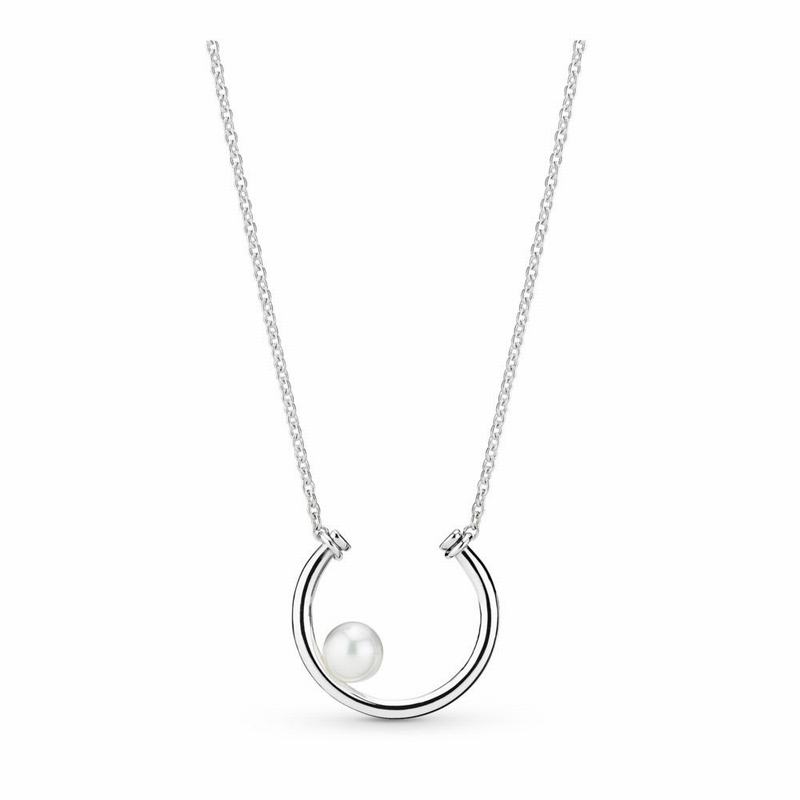 Pandora Contemporary Pearl Necklace Silver Egypt CN4735609